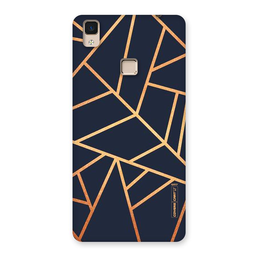 Golden Pattern Back Case for V3 Max