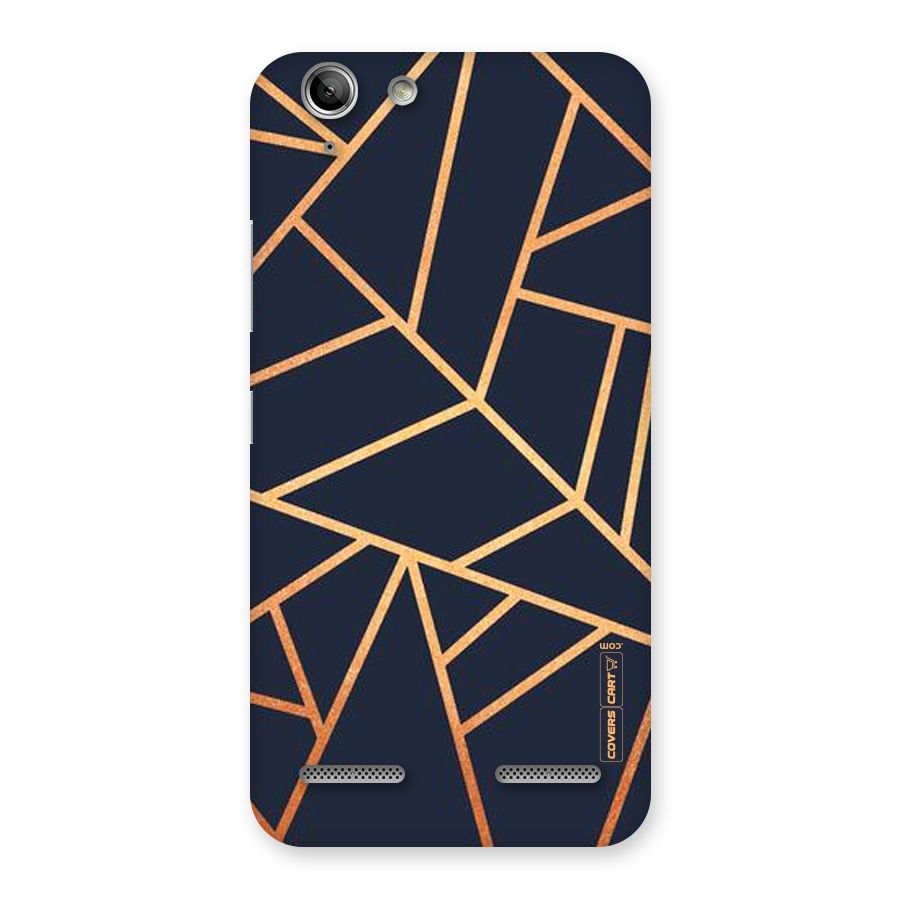Golden Pattern Back Case for Vibe K5 Plus