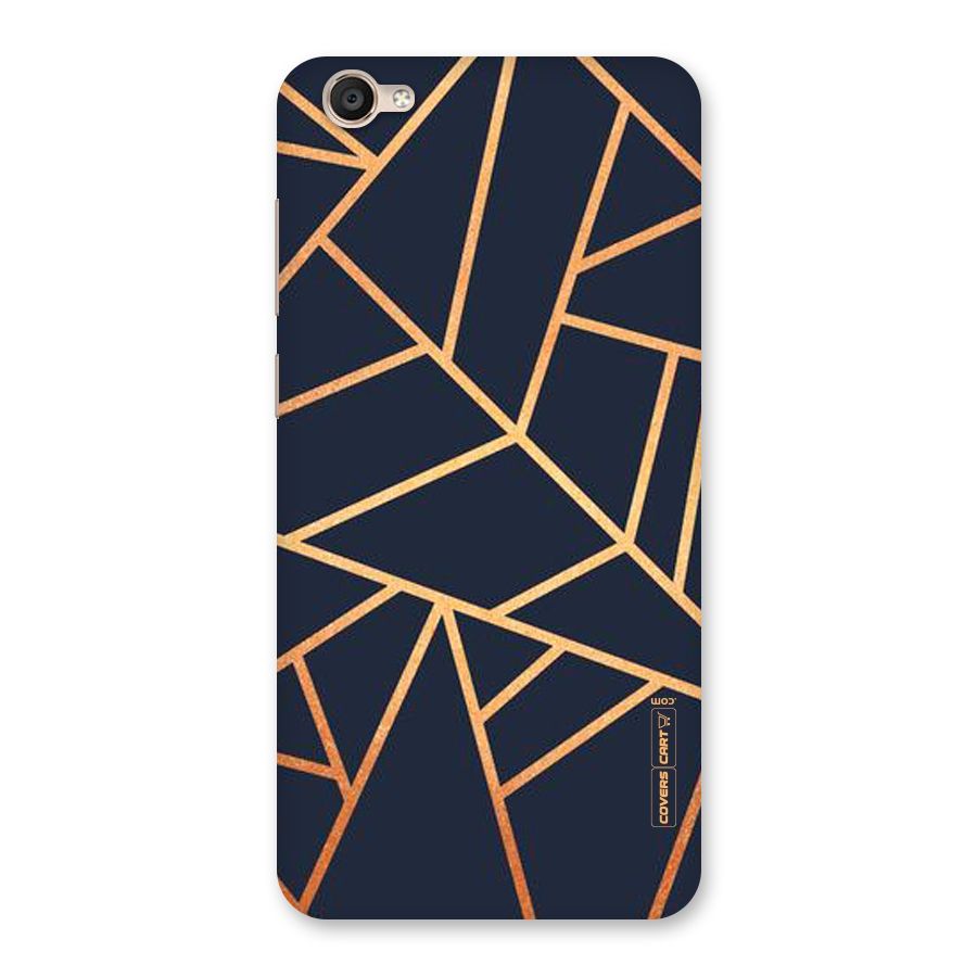 Golden Pattern Back Case for Vivo Y55L