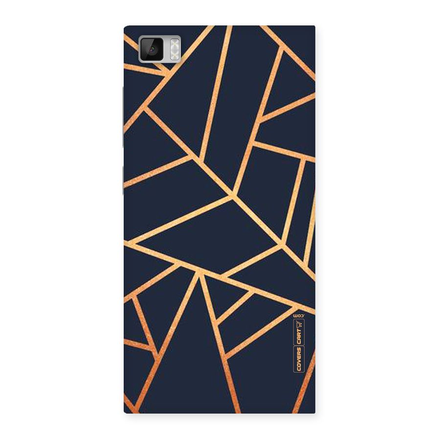 Golden Pattern Back Case for Xiaomi Mi3