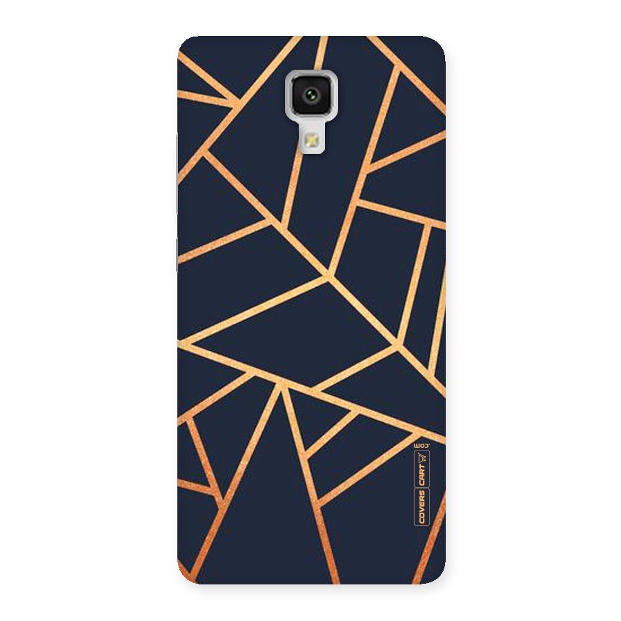 Golden Pattern Back Case for Xiaomi Mi 4
