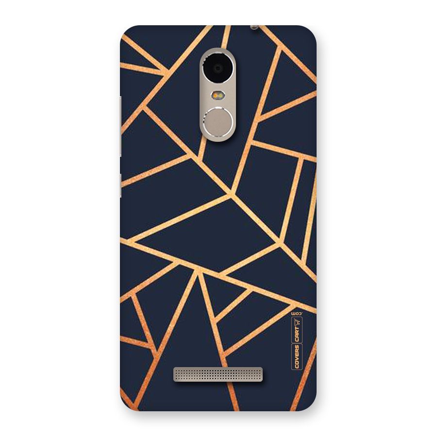 Golden Pattern Back Case for Xiaomi Redmi Note 3