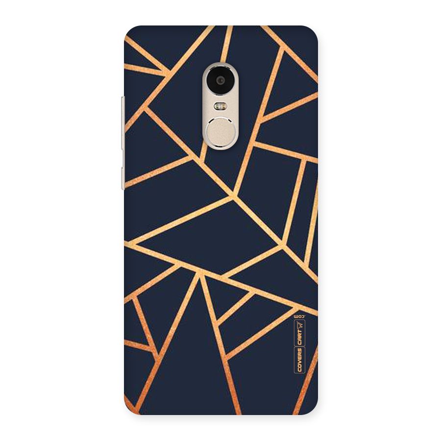 Golden Pattern Back Case for Xiaomi Redmi Note 4