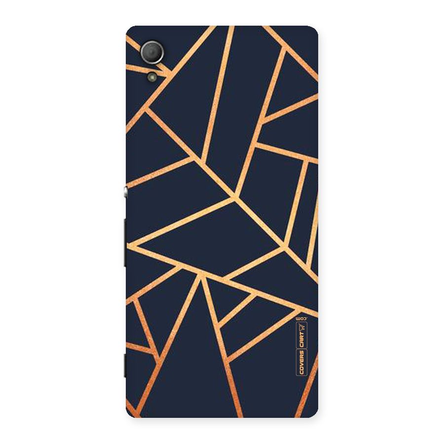 Golden Pattern Back Case for Xperia Z4