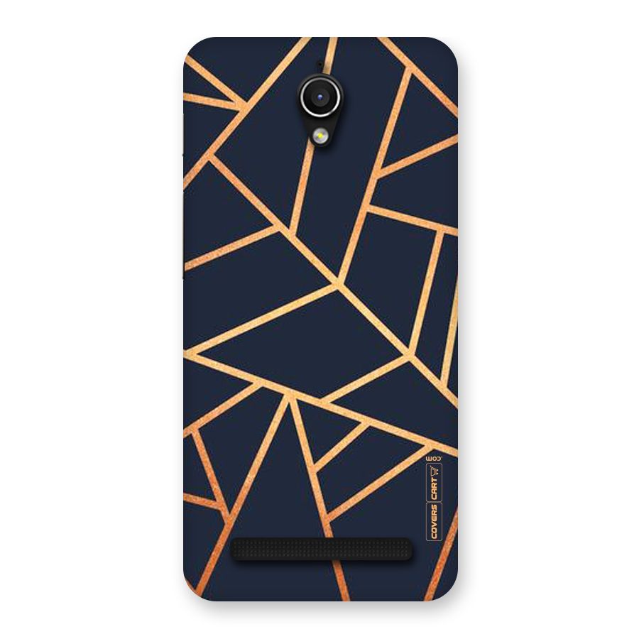 Golden Pattern Back Case for Zenfone Go