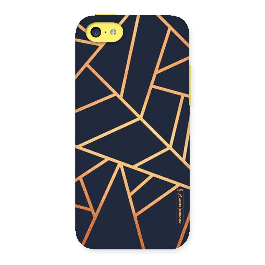 Golden Pattern Back Case for iPhone 5C