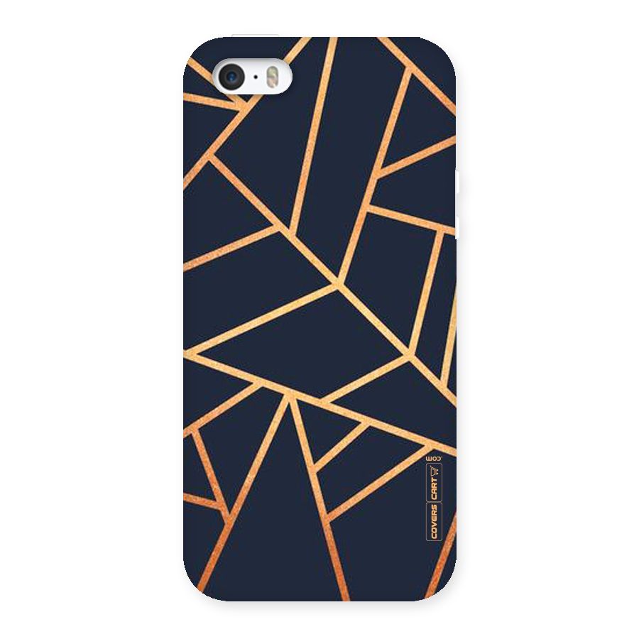 Golden Pattern Back Case for iPhone SE