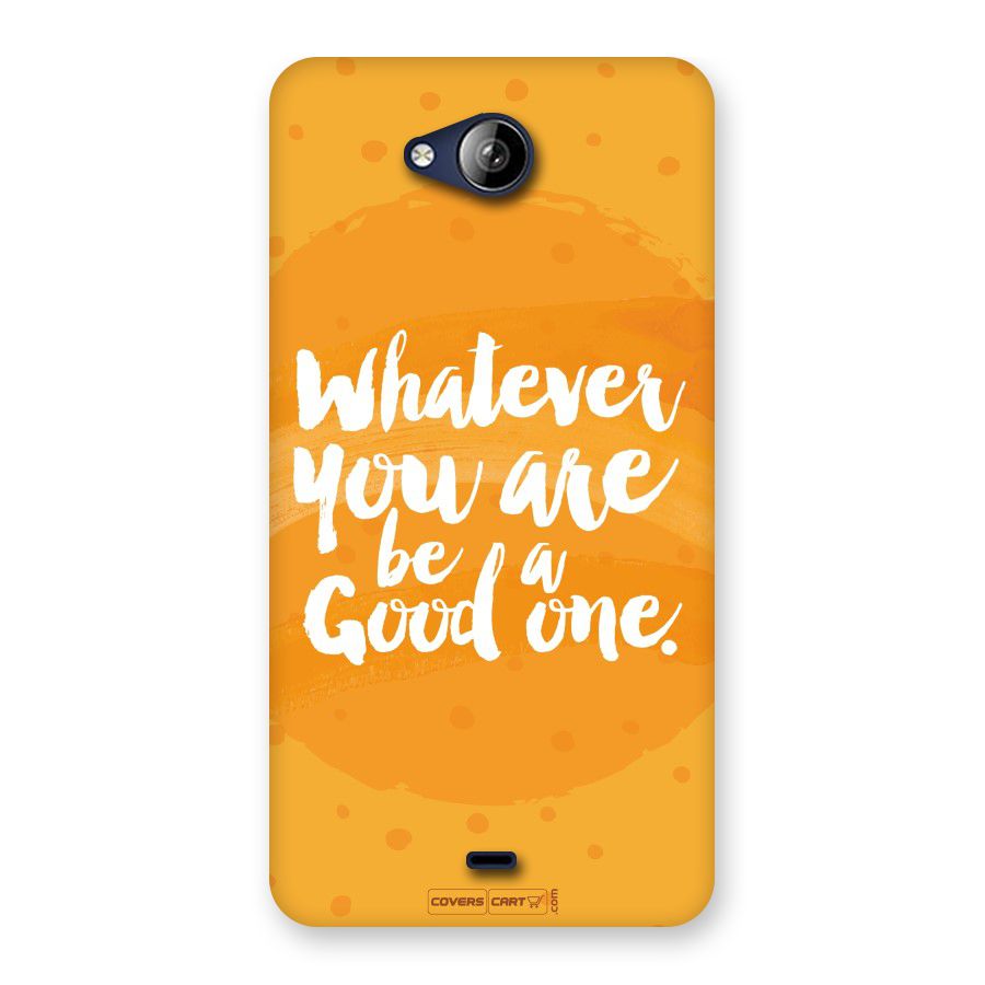 Good One Quote Back Case for Canvas Play Q355