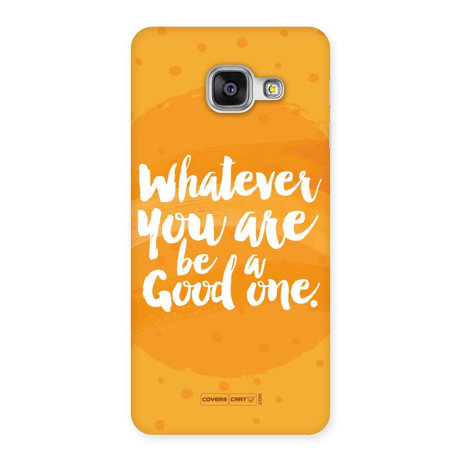 Good One Quote Back Case for Galaxy A3 2016