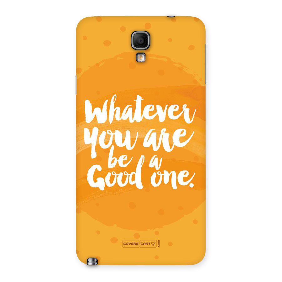 Good One Quote Back Case for Galaxy Note 3 Neo