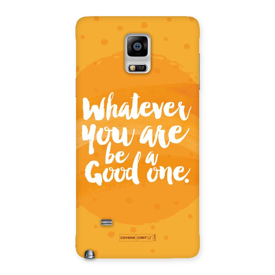 Good One Quote Back Case for Galaxy Note 4