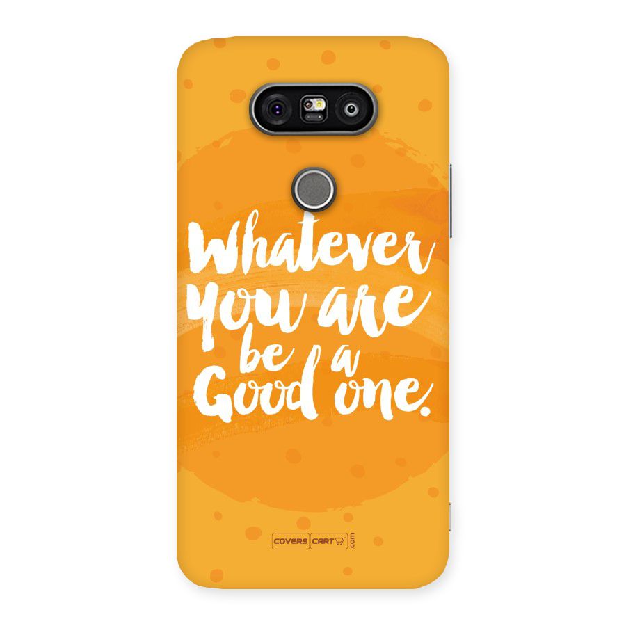 Good One Quote Back Case for LG G5