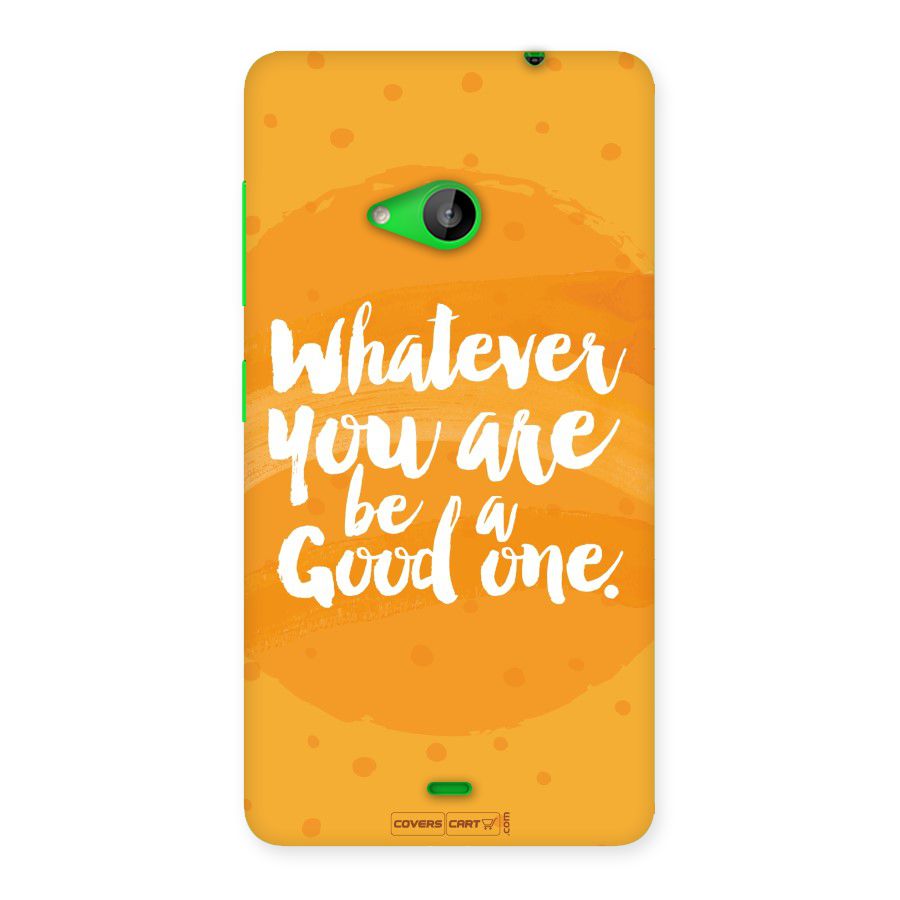 Good One Quote Back Case for Lumia 535