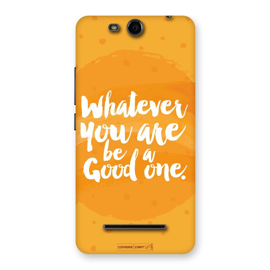 Good One Quote Back Case for Micromax Canvas Juice 3 Q392