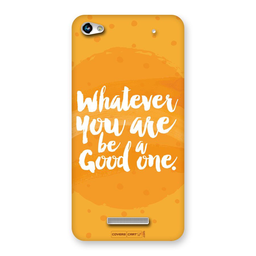 Good One Quote Back Case for Micromax Hue 2