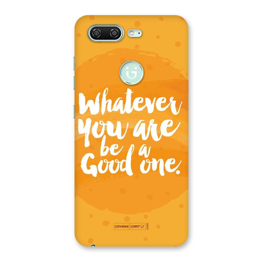 Good One Quote Back Case for Gionee S10