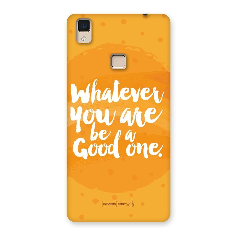 Good One Quote Back Case for V3 Max