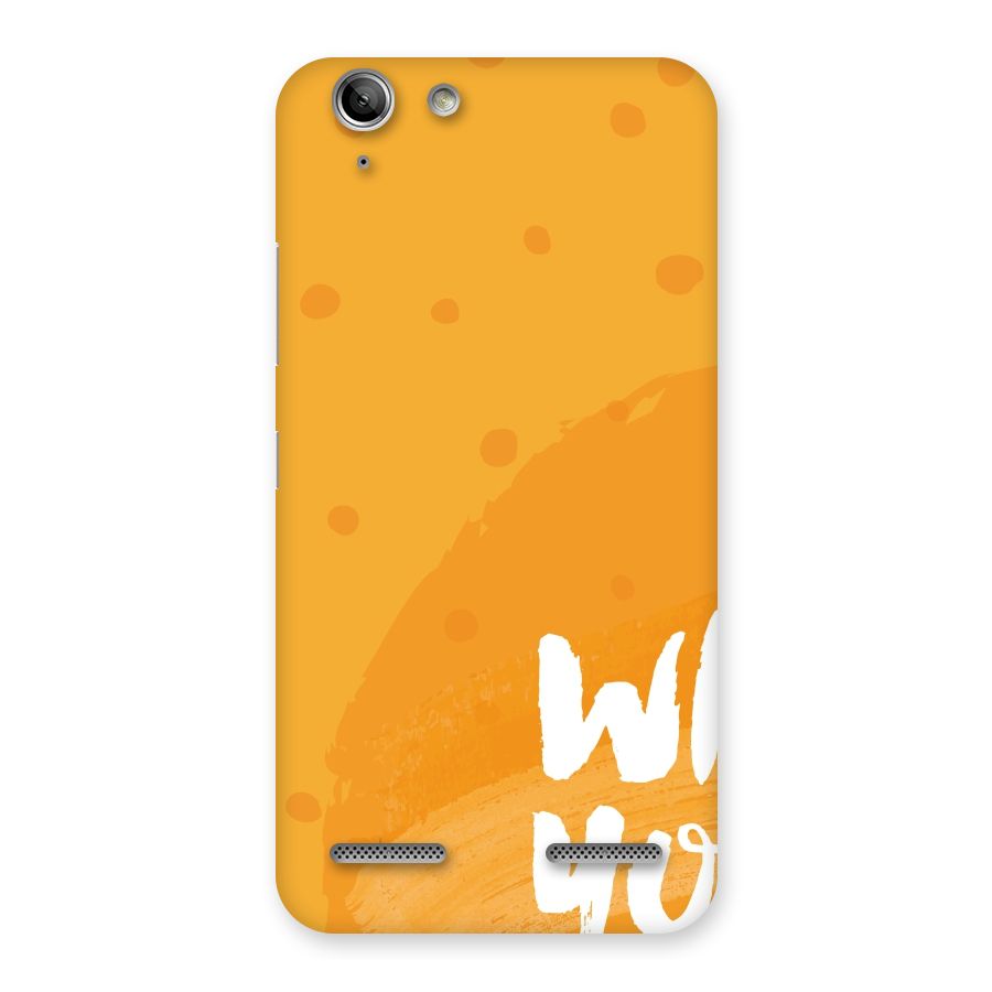 Good One Quote Back Case for Vibe K5
