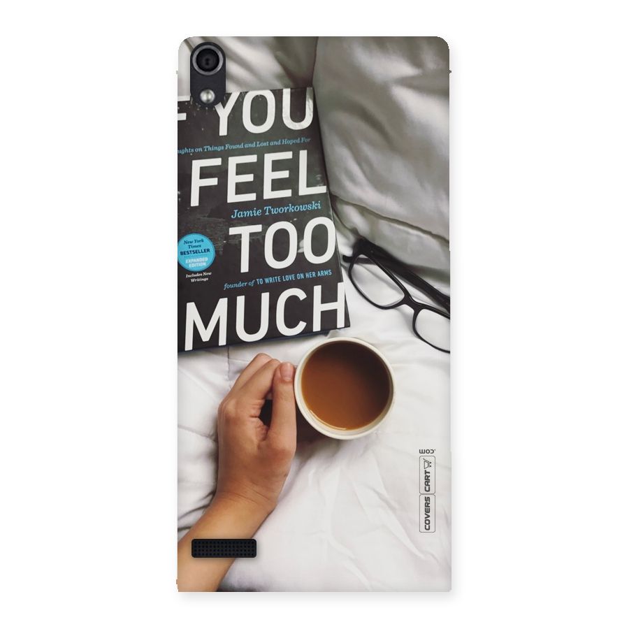 Good Reads And Coffee Back Case for Ascend P6