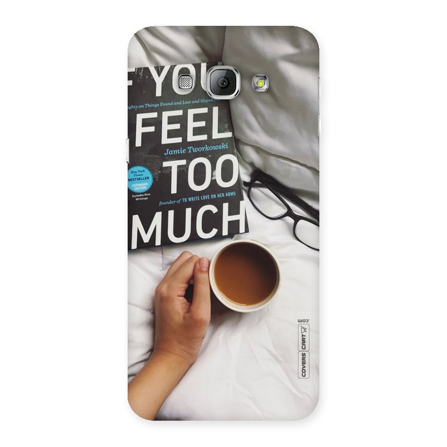 Good Reads And Coffee Back Case for Galaxy A8
