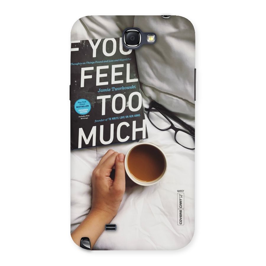 Good Reads And Coffee Back Case for Galaxy Note 2