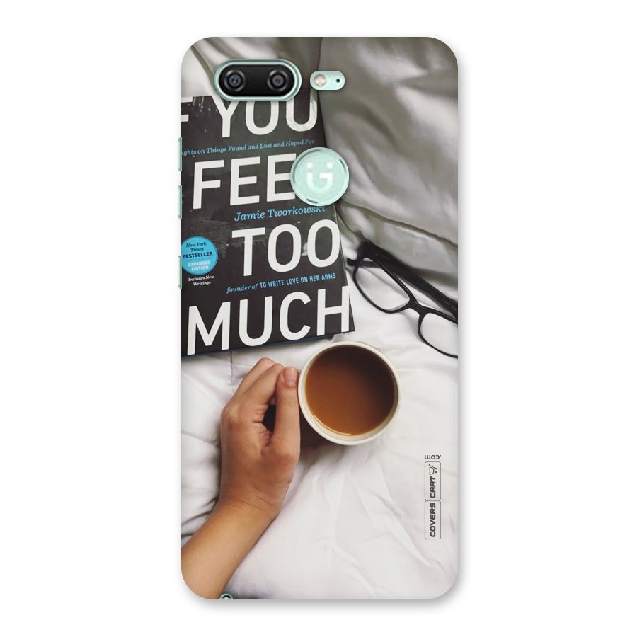 Good Reads And Coffee Back Case for Gionee S10