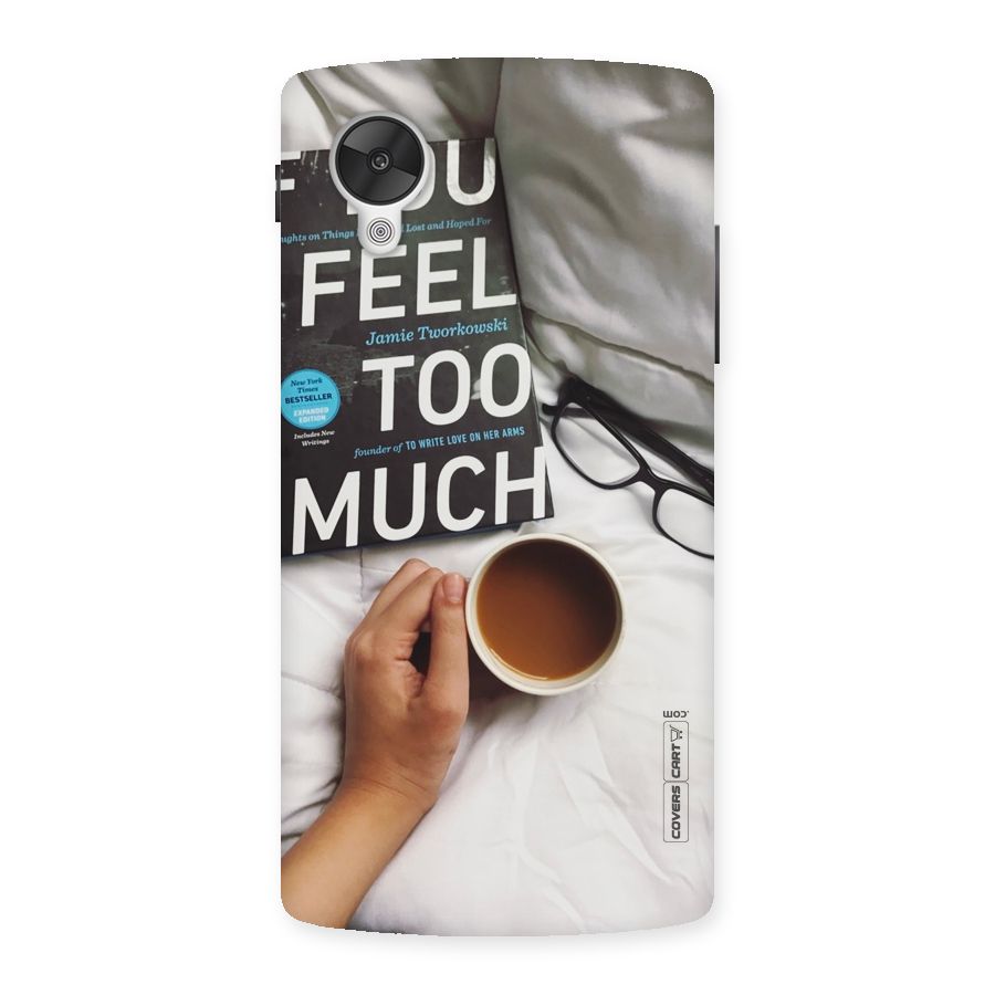 Good Reads And Coffee Back Case for Google Nexsus 5