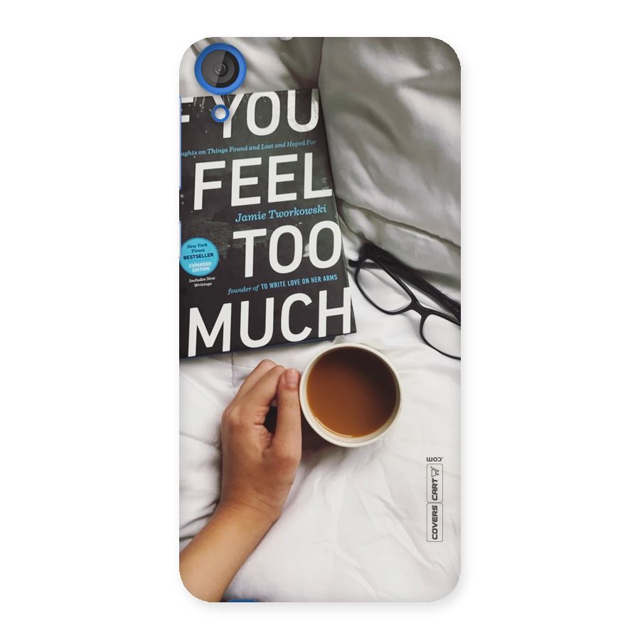 Good Reads And Coffee Back Case for HTC Desire 820