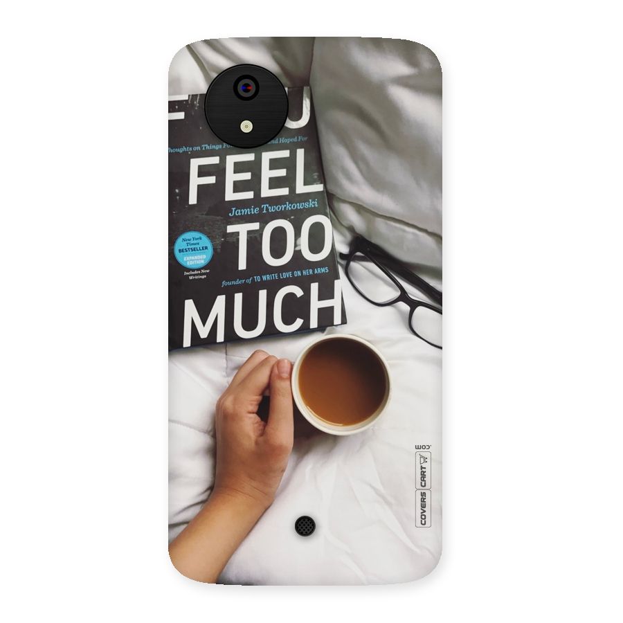 Good Reads And Coffee Back Case for Micromax Canvas A1