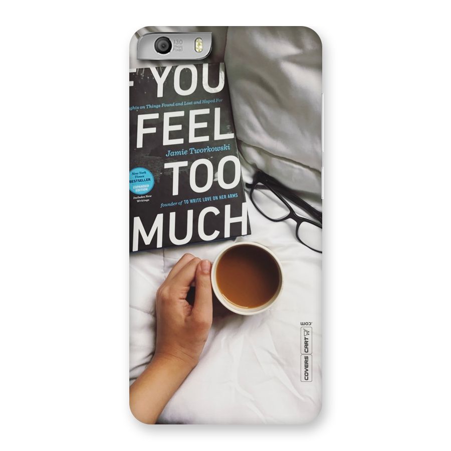 Good Reads And Coffee Back Case for Micromax Canvas Knight 2