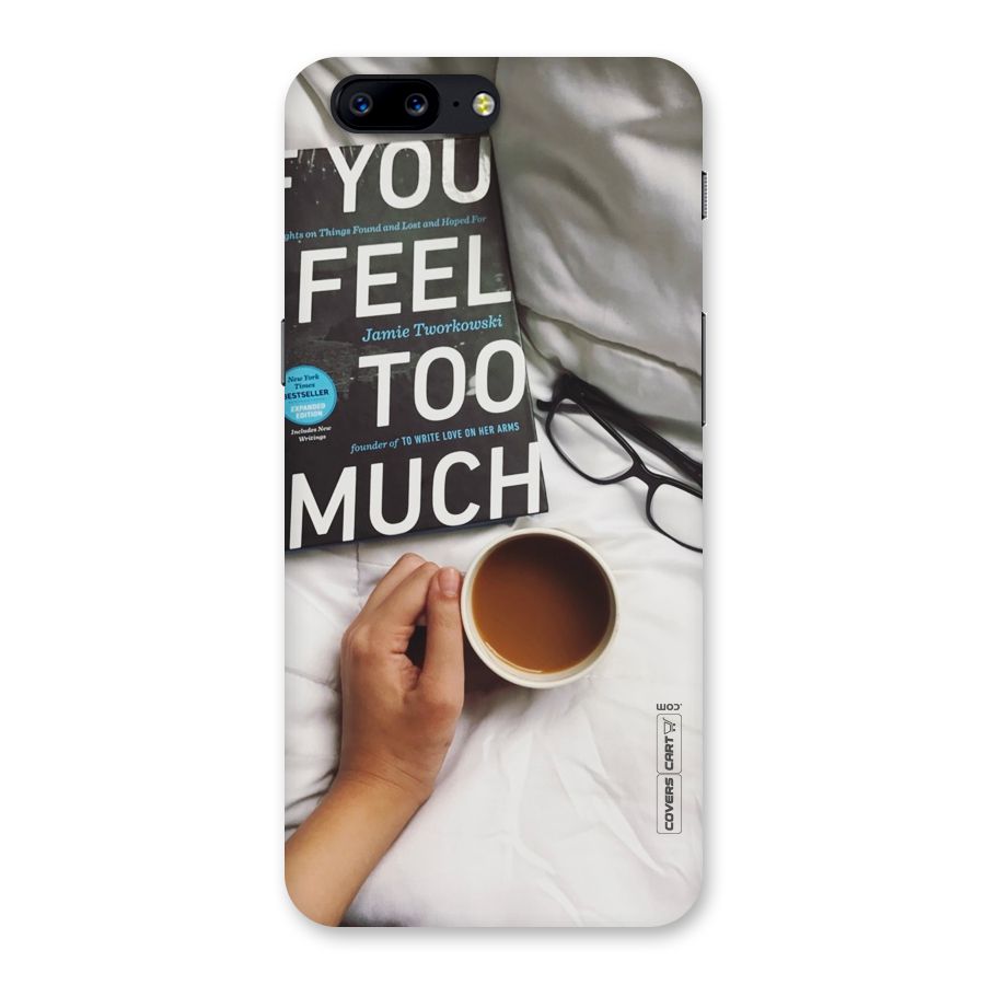 Good Reads And Coffee Back Case for OnePlus 5