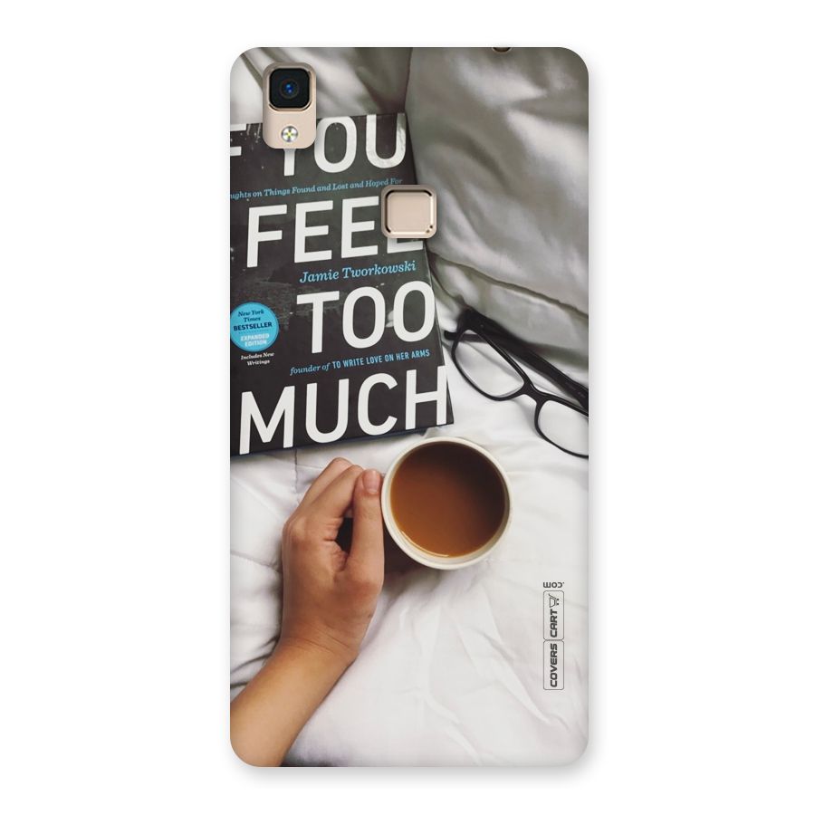 Good Reads And Coffee Back Case for V3 Max