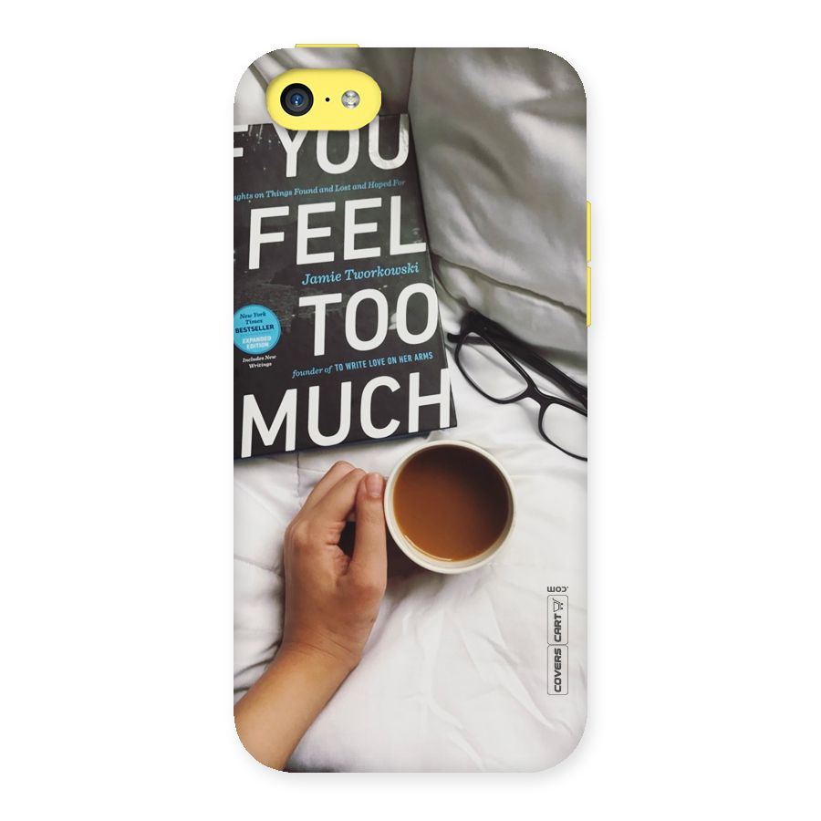 Good Reads And Coffee Back Case for iPhone 5C