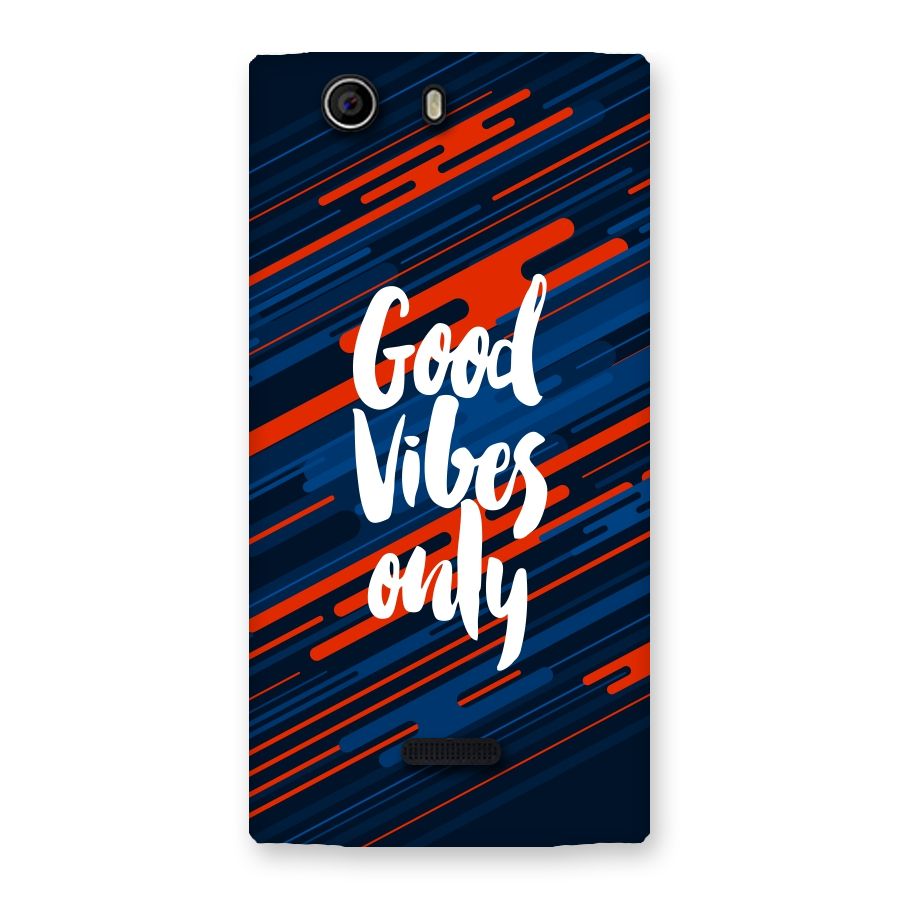 Good Vibes Only Back Case for Canvas Nitro 2 E311