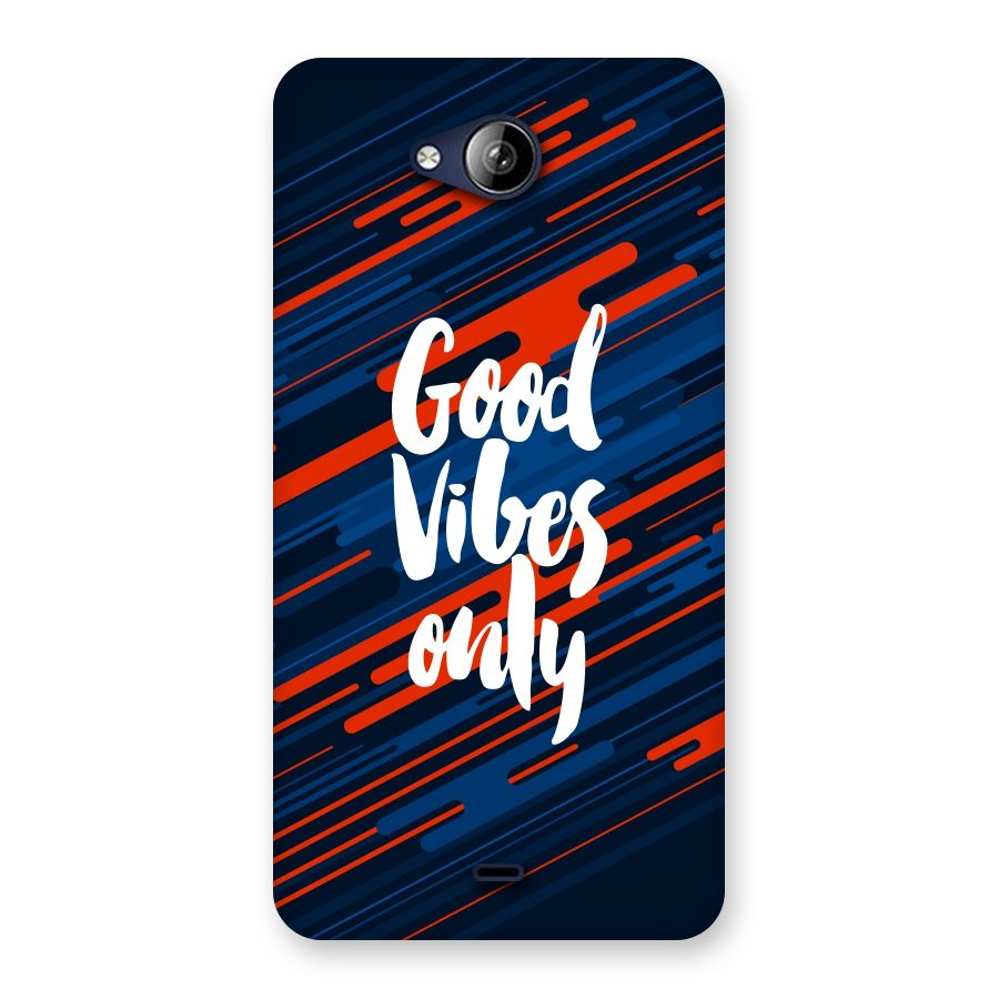 Good Vibes Only Back Case for Canvas Play Q355