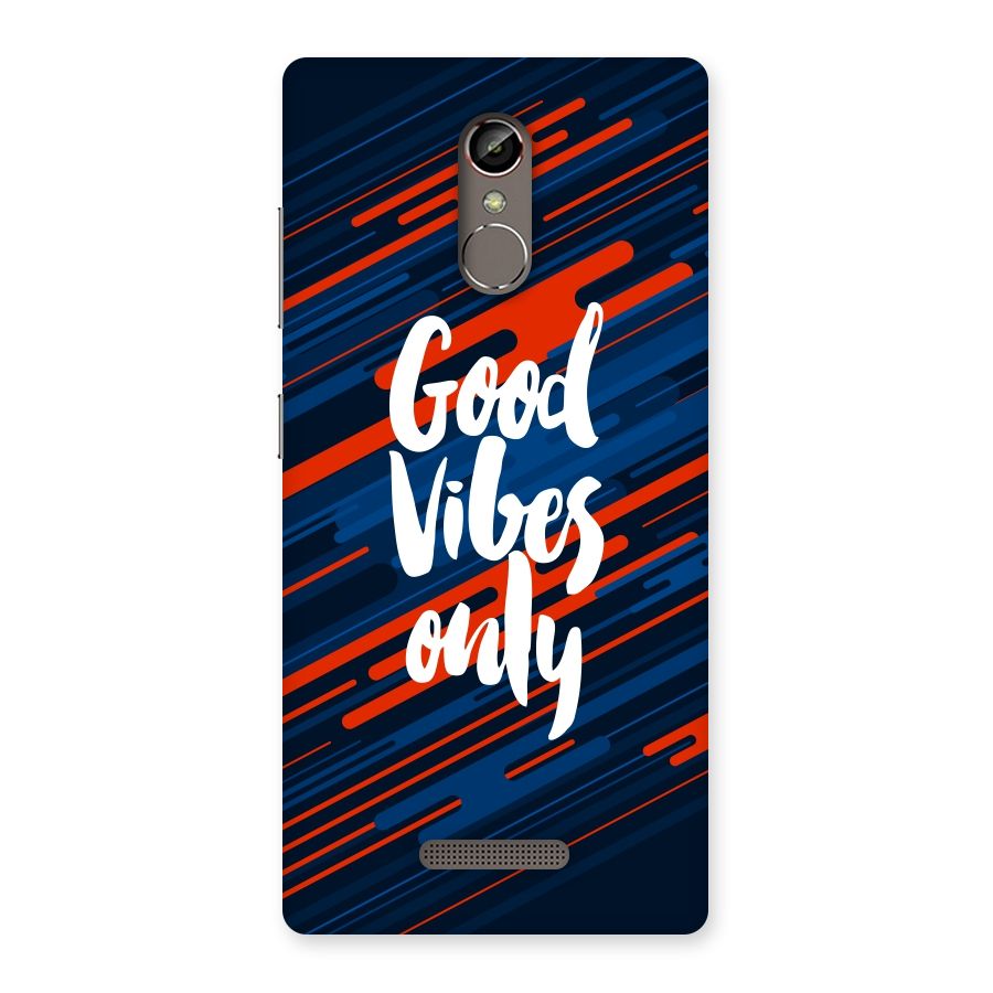 Good Vibes Only Back Case for Gionee S6s