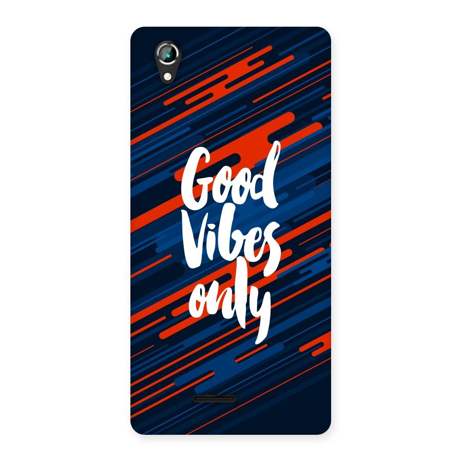 Good Vibes Only Back Case for Lava Iris 800