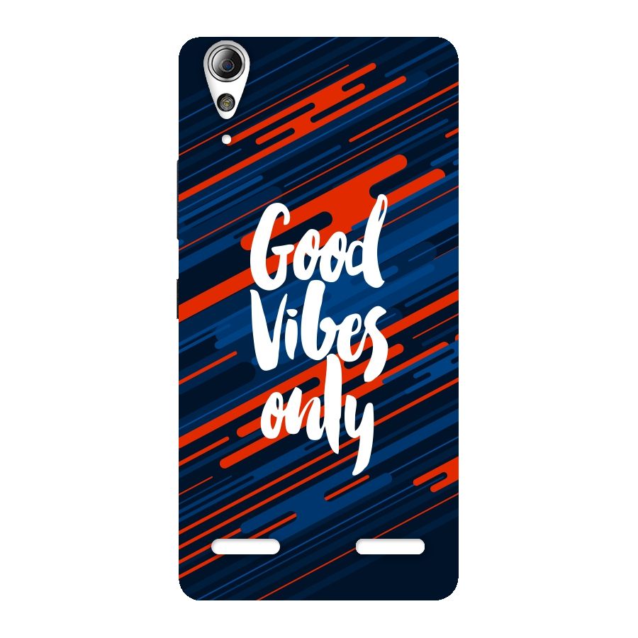 Good Vibes Only Back Case for Lenovo A6000