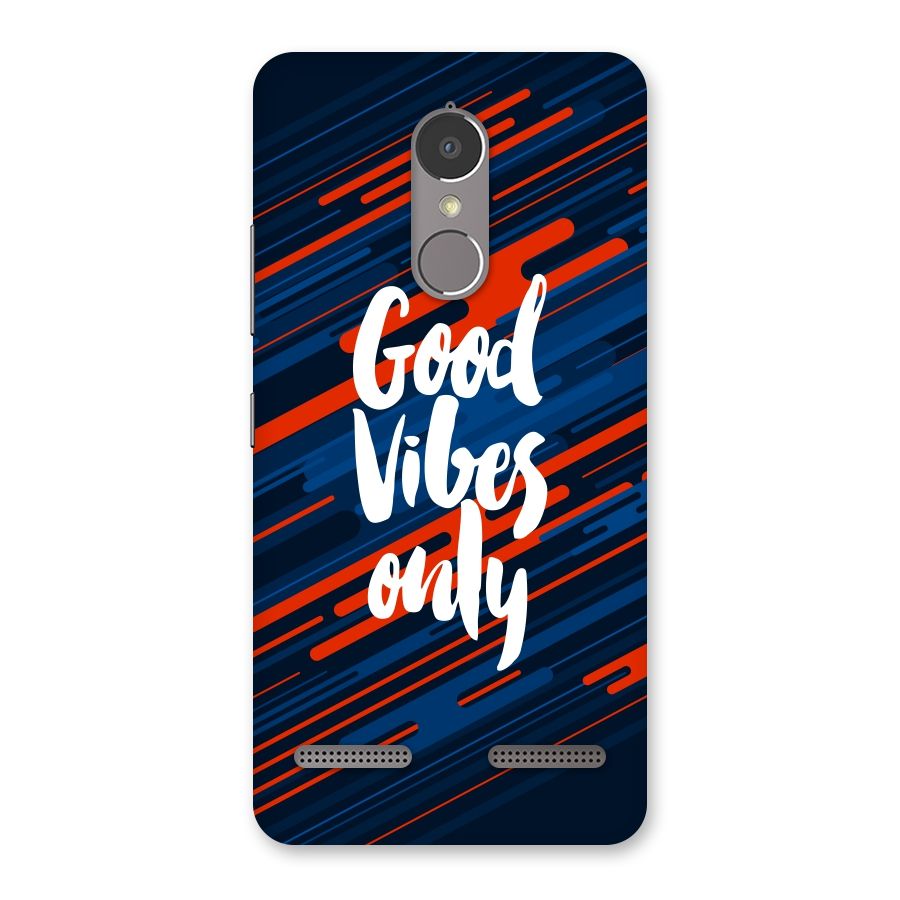 Good Vibes Only Back Case for Lenovo K6