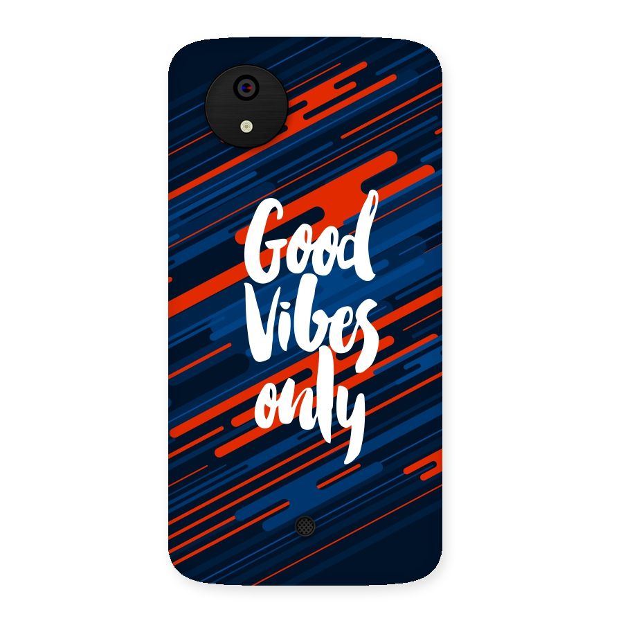 Good Vibes Only Back Case for Micromax Canvas A1