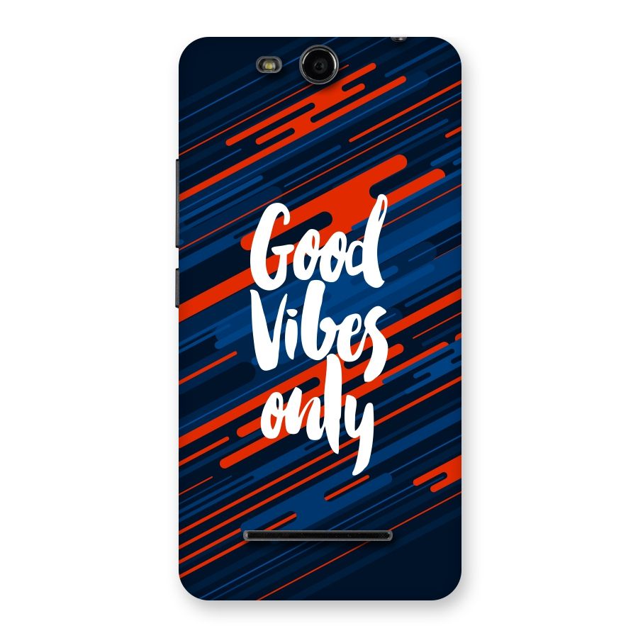 Good Vibes Only Back Case for Micromax Canvas Juice 3 Q392