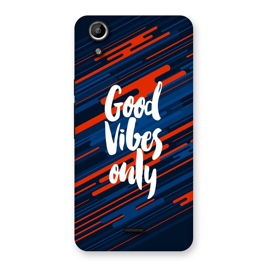 Good Vibes Only Back Case for Micromax Canvas Selfie Lens Q345