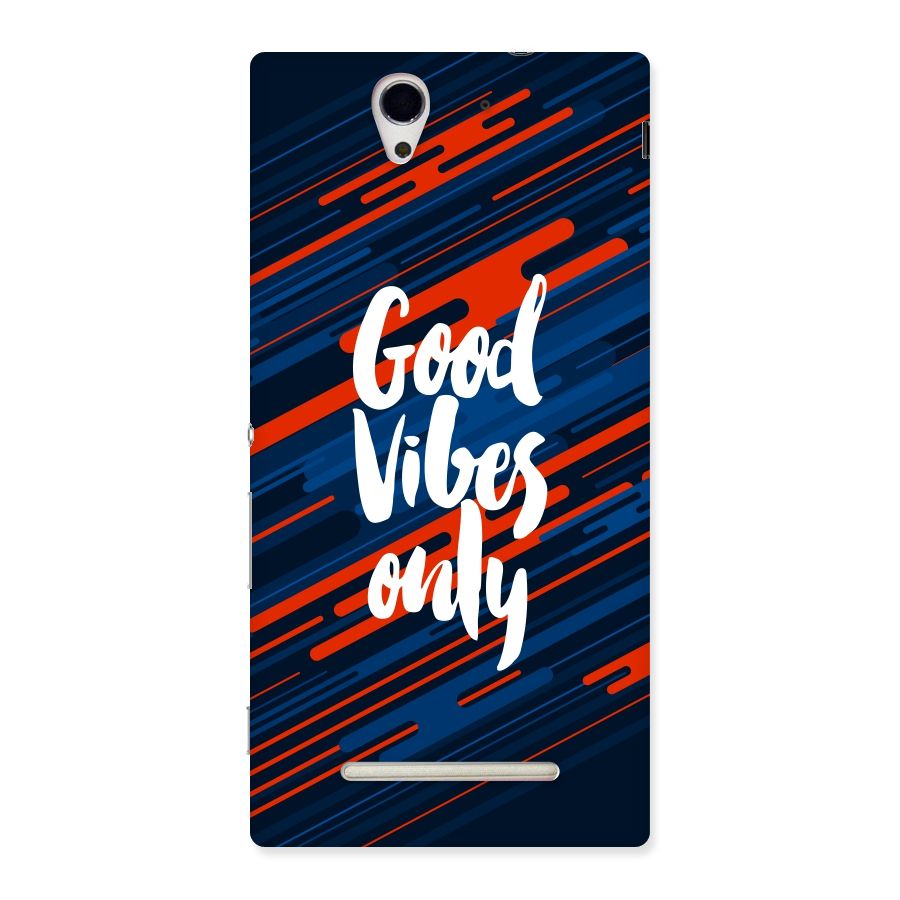 Good Vibes Only Back Case for Sony Xperia C3