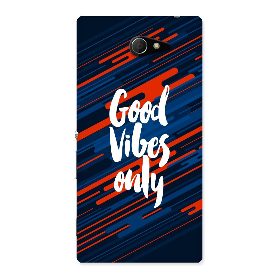 Good Vibes Only Back Case for Sony Xperia M2