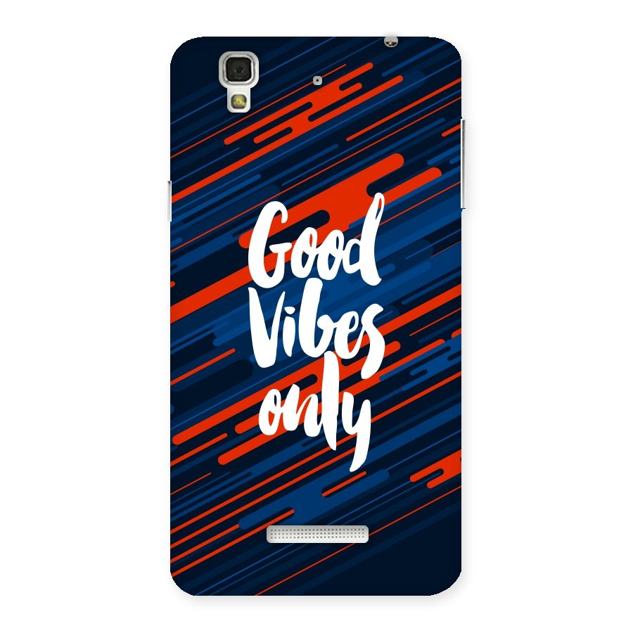 Good Vibes Only Back Case for Yu Yureka