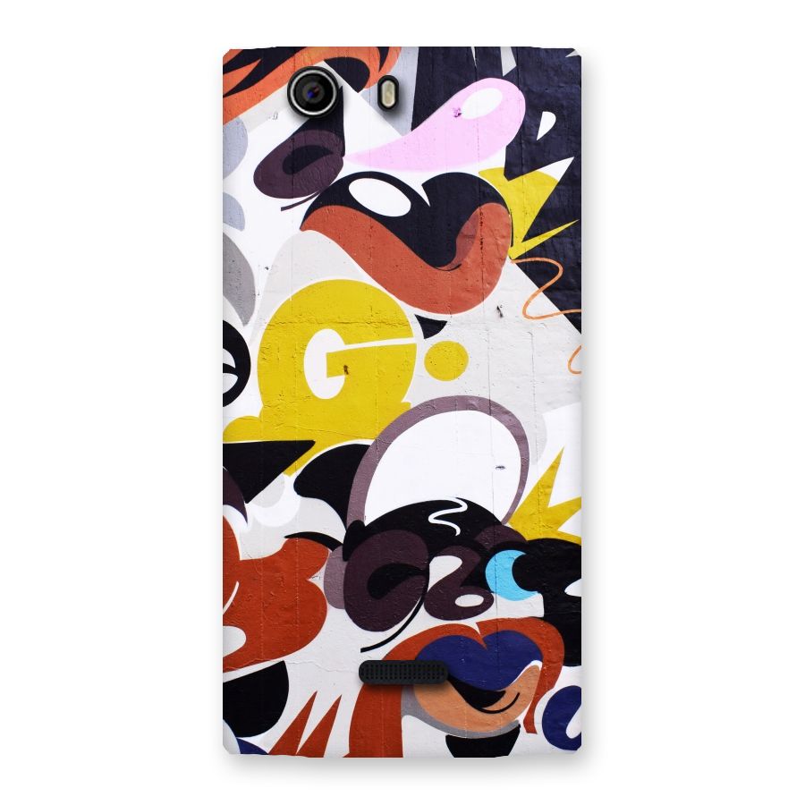 Graffiti Wall Back Case for Canvas Nitro 2 E311