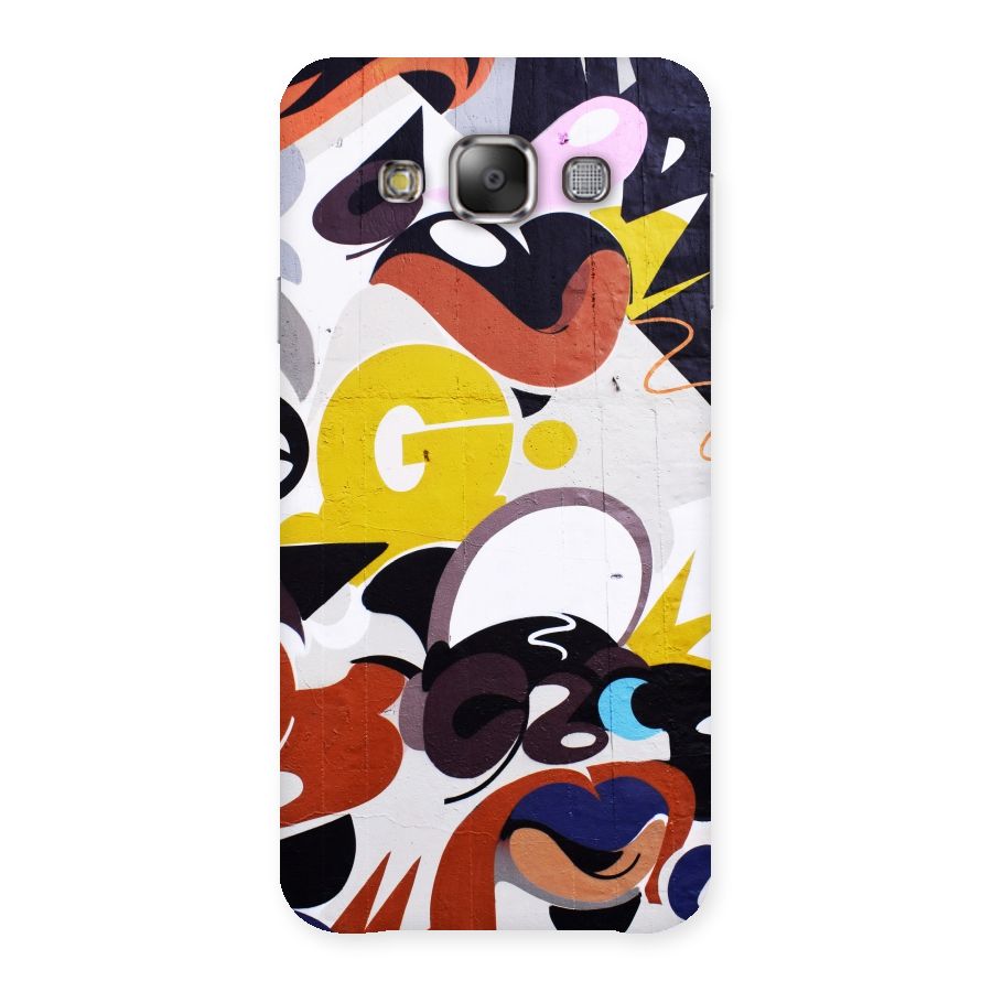 Graffiti Wall Back Case for Galaxy E7