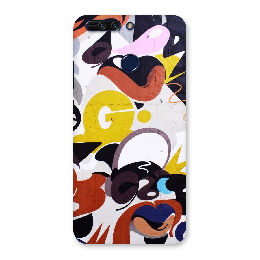 Graffiti Wall Back Case for Honor 8 Pro