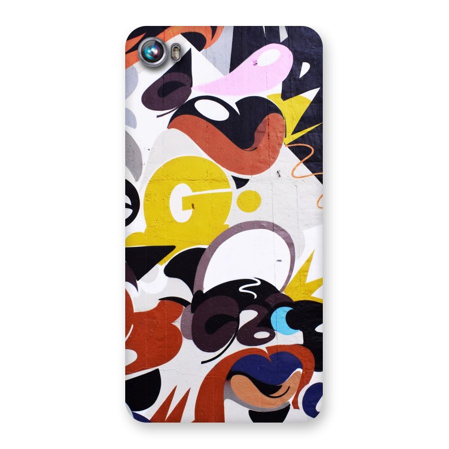 Graffiti Wall Back Case for Micromax Canvas Fire 4 A107