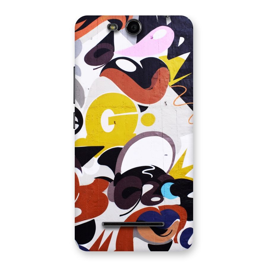 Graffiti Wall Back Case for Micromax Canvas Juice 3 Q392